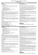 Preview for 6 page of FM Mattsson FMM 9000E II Installation Instructions Manual