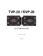 FM Systems TVP-20 Instruction Book preview