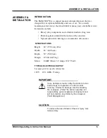 Preview for 5 page of FM HARBIL NSC50 Operating And Instruction Manual