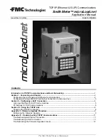 Предварительный просмотр 1 страницы FMC Technologies Smith Meter microLoad.net Applications Manual