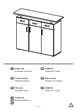 FMD Möbel Sideboard Assembly Instruction Manual предпросмотр