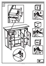 Предварительный просмотр 13 страницы FMD Möbel Sideboard Assembly Instruction Manual