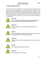 Preview for 6 page of FMG AH260MEK Operator'S Manual