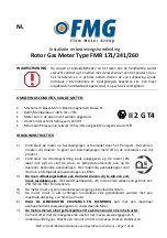 Preview for 3 page of FMG FMR 171 Installation And Operation Instructions Manual