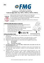 Preview for 5 page of FMG FMT-L Installation And Operation Instructions Manual