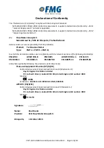 Preview for 14 page of FMG FMT-L Installation And Operation Instructions Manual