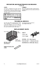 Предварительный просмотр 16 страницы FMI 36L Series Owner'S Operation And Installation Manual