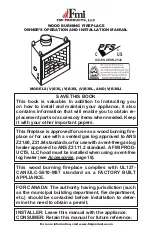 Предварительный просмотр 1 страницы FMI B36 Owner'S Operation And Installation Manual