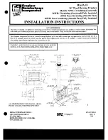 Preview for 1 page of FMI Baja II Installation Instructions Manual