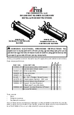 FMI BK Installation Instructions Manual preview