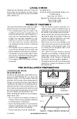 Preview for 5 page of FMI (C)TC36P series Owner'S Manual And Installation Instructions