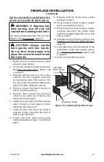 Preview for 27 page of FMI (C)TC36P series Owner'S Manual And Installation Instructions