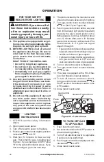 Preview for 28 page of FMI (C)TC36P series Owner'S Manual And Installation Instructions