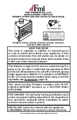 Preview for 1 page of FMI C42 Owner'S Operation And Installation Manual