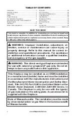 Preview for 2 page of FMI CD36M-LS Owner'S Operation & Installation Manual