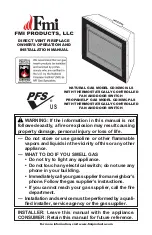 Preview for 1 page of FMI CD36MCN-LS Owner'S Operation And Installation Manual