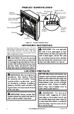 Preview for 4 page of FMI CGEF26B Safety Information And Installation Manual