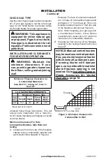 Preview for 10 page of FMI Comfort Flame CRB3624NRA Owner'S Operation And Installation Manual