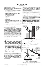 Preview for 15 page of FMI Comfort Flame CRB3624NRA Owner'S Operation And Installation Manual