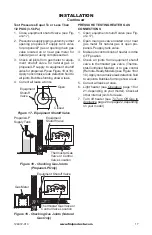 Preview for 17 page of FMI Comfort Flame CRB3624NRA Owner'S Operation And Installation Manual