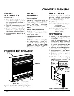 Предварительный просмотр 3 страницы FMI COMPACT HEAT MAJIC FMH26TN Owner'S Operating And Installation Manual