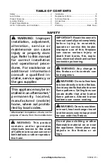 Preview for 2 page of FMI CUVF36C Owners Manual And Installation Manual