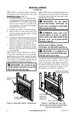 Preview for 12 page of FMI CUVF36C Owners Manual And Installation Manual