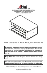 FMI DHS-36 Installation Instructions Manual предпросмотр