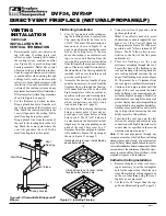 Preview for 12 page of FMI DVF34 Owner'S Operation And Installation Manual