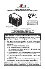 Preview for 1 page of FMI DVF36 Owner'S Operation And Installation Manual