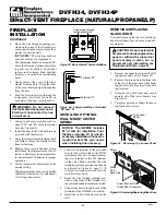 Preview for 22 page of FMI DVFH34 Owner'S Operation And Installation Manual