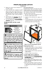 Preview for 22 page of FMI EADV36NE Owner'S Operation And Installation Manual