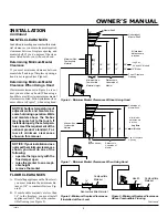 Предварительный просмотр 9 страницы FMI EMBER MASTER VFN18R Owner'S Operation And Installation Manual