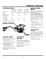 Предварительный просмотр 21 страницы FMI EMBER MASTER VFN18R Owner'S Operation And Installation Manual