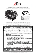 Preview for 1 page of FMI EMC18NR/PR Owner'S Operation And Installation Manual