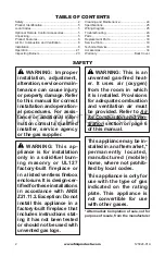 Preview for 2 page of FMI EMC18NR/PR Owner'S Operation And Installation Manual