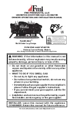 Preview for 1 page of FMI FLAME-MAX FVFM27NR Owner'S Manual