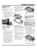 Preview for 9 page of FMI FMLR18 Owner'S Operation And Installation Manual