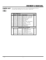 Preview for 17 page of FMI FMLR18 Owner'S Operation And Installation Manual