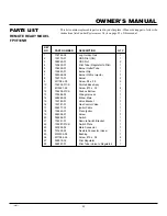 Preview for 25 page of FMI FPVF33NR Owner'S Operation And Installation Manual