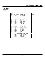 Preview for 27 page of FMI FPVF33NR Owner'S Operation And Installation Manual