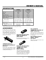 Preview for 33 page of FMI FSDVBNC Owner'S Operation And Installation Manual