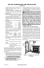 Предварительный просмотр 7 страницы FMI FSF32NEWS Owner'S Operation & Installation Manual