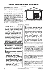 Preview for 8 page of FMI FSF32NEWS Owner'S Operation & Installation Manual