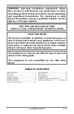 Preview for 2 page of FMI GL36PN Owner'S Operation And Installation Manual