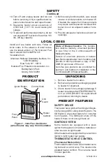 Предварительный просмотр 4 страницы FMI GWRN10A Safety Information And Installation Manual