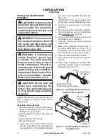 Предварительный просмотр 12 страницы FMI H18NB Owner'S Operation And Installation Manual