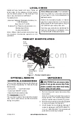 Preview for 5 page of FMI HDL18NRA Owner'S Operation And Installation Manual