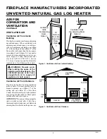 Предварительный просмотр 6 страницы FMI Heat Majic FVF18N Operation And Installation Manual