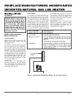 Preview for 8 page of FMI Heat Majic FVF18NW Owner'S Manual